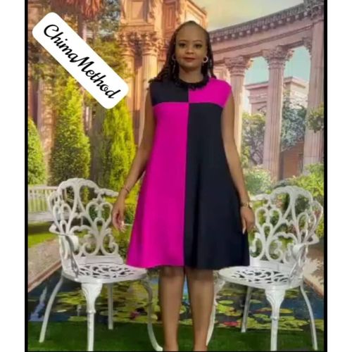 product_image_name-Fashion-Stunning corporate short gown for ladies -1