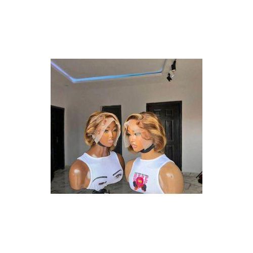 Fashion Tiwa pixie cut wig with frontal -piano