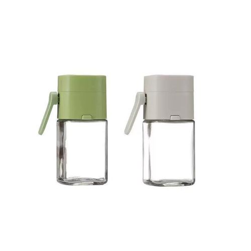 Generic 200ml Press Quantitative Glass Spice Jar with Adjustable - image 2