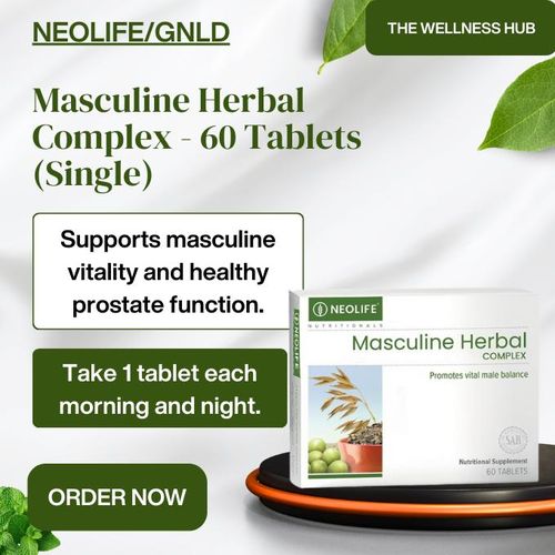 NEOLIFE Gnld Masculine Herbal Complex - 60 Tablets (Single)