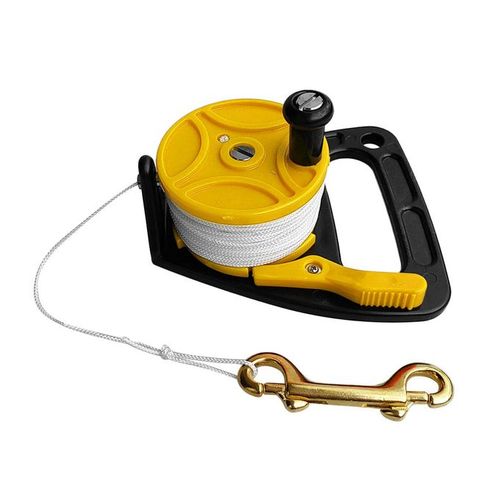 Generic Scuba Diving Wreck Dive Reel With Thumb Stopper, 272ft Yellow 150FT