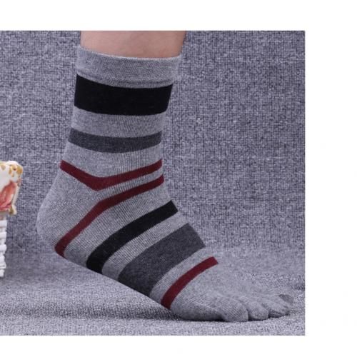 Comfortable Casual Five Finger Socks Socks With Toes Stripe