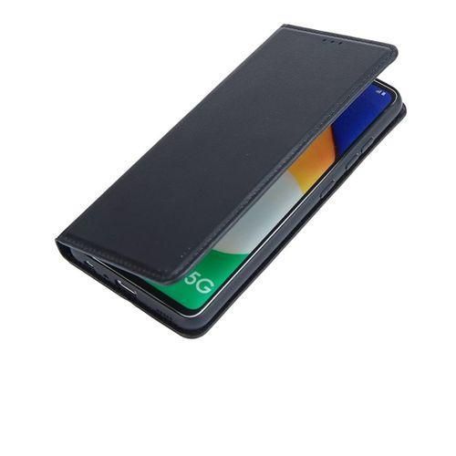 product_image_name-Samsung-S25 Ultra Open & Close Silicone Phone Case & Pouch RICH BOSS - High-Quality Artificial Leather Case Designed, Featuring RFID Blocking, a Card Slot, a Kickstand, And Strong Magnetic Closure, Providing Shockproof Protection. (SAMSUNG) - ( Black )-3