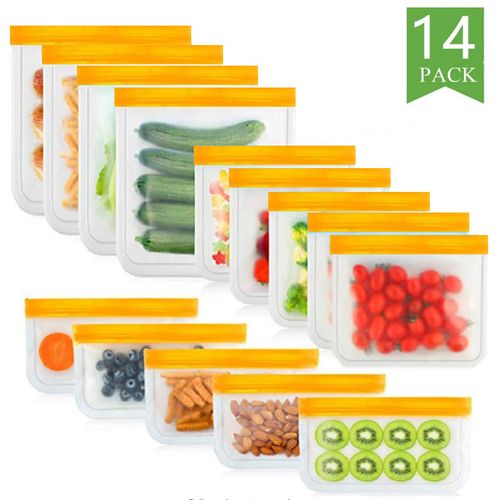 Buy Reusable Translucent Frosted PEVA Food Storage Bag for