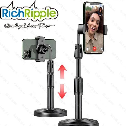 RichRipple 180° Rotating Phone Stand Phone Stand with Retractable Disc Base