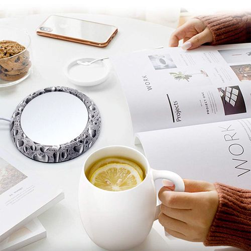 Coffee Mug Warmer, Electric USB Cup Heater Pad for Desk, Cup Warmer Heat  Beverage Mug Mat Home Office Desktop Heated Coffee Tea Mug Pad