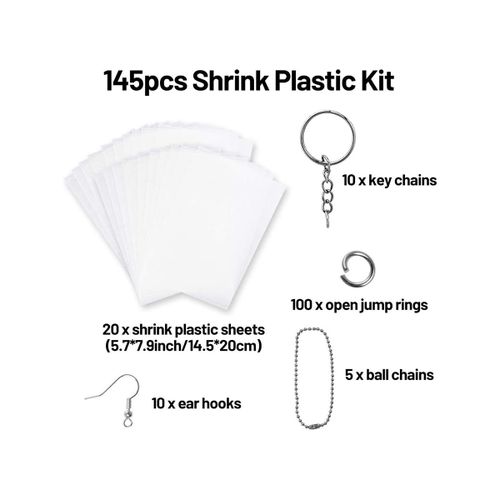 heat shrink plastic sheet diy art