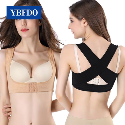 Fashion Women's Chest Support Correction Anti-kyphosis Correction Belt  Adjustable Back Posture Corrector