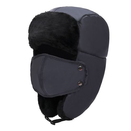 Generic Trooper Hat Winter Windproof Ski Hat With Ear Flaps And Mask Warm Hunting  Hats For Men Women-C01