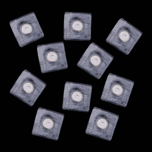 10 Sets Sew in Magnetic Bag Clasps Button Snaps Clasps Magnet Button for Purses  Handbag Clothes Scrapbooking Closure Fastener Sewing Craft DIY  (Silver,15mm) 