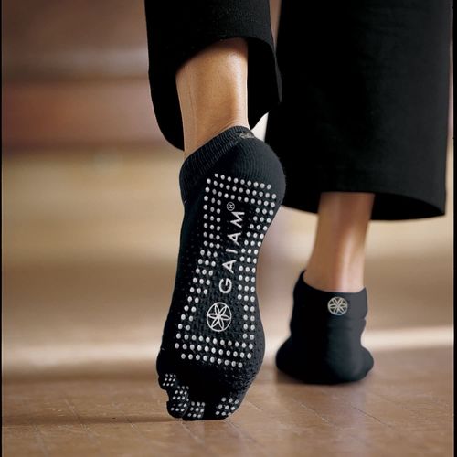 Generic Gaiam Grippy Yoga Socks For Women Men U2013 Full Toe Non