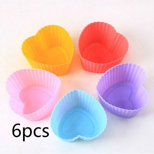 Silicone Pastry Tool  Cake Tools - 6pcs Shape Silicone Cupcake