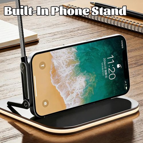 Generic 240W Super Fast Charging Cable with Invisible Stand - 2-in-1 USB C Data Cable & Foldable Phone Holder - image 5