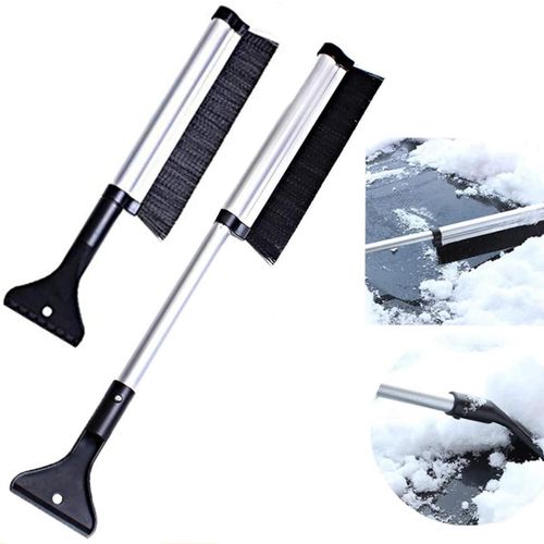 Generic Extendable Ice Scraper Snow Brush with ABS Shovel Head No