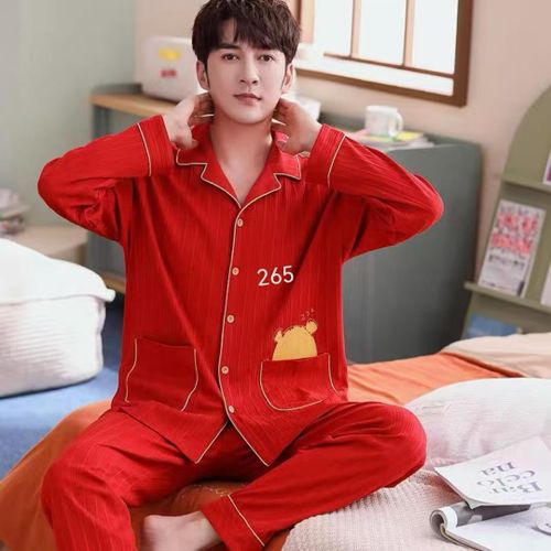 product_image_name-Fashion-Mens High Quality Pyjamas Set design-2