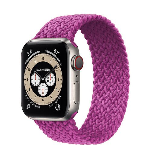 Braided Solo Loop for Apple Watch Band 44mm 40mm 45mm 41mm 38mm 42mm  Elastic Nylon Belt Bracelet iWatch Serie 3 4 5 SE 6 7 -Black clever