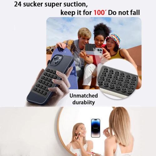 product_image_name-Generic-Anti-slip Silicone Suction Phone Holder-Black-3