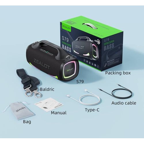 Zealot S79 100W Wireless Extra Super Bass Bluetooth Speaker