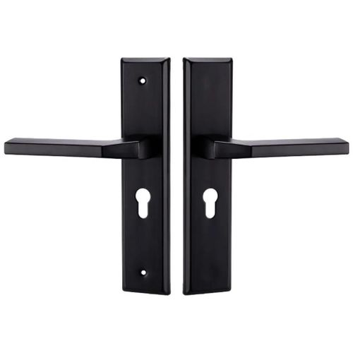 Generic Door Lock Handle Set Room and Living Room Kitchen and Keys Black - image 3