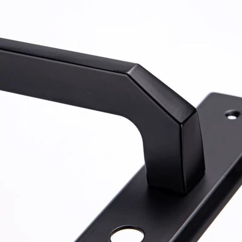 Generic Door Lock Handle Set Room and Living Room Kitchen and Keys Black - image 4