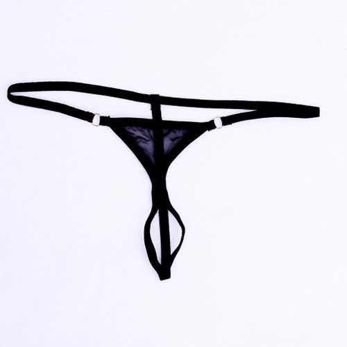 Generic G-string Elastic Underwear Black