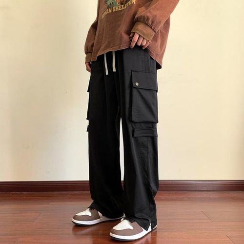 Mens Cargo Pants Men Joggers Male Hip Hop Japanese Streetwear