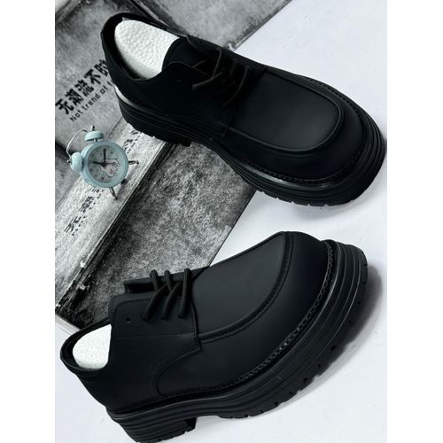 product_image_name-Fashion-Classic Black Men Platform Shoes-1