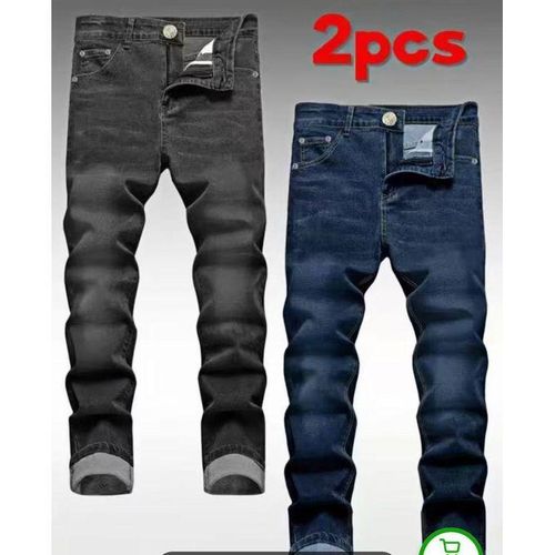 product_image_name-Fashion-2in1- Classic SlimFit Denim Jeans For Men-1