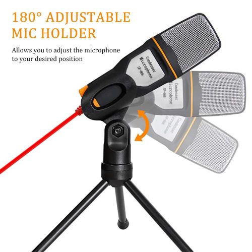 Generic Portable Microphone Podcasting Microphone Corded Microphone Studio Microphone Computer Microphone - image 4