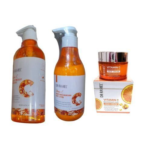 product_image_name-DR Rashel-Complete Brightening & Nourishing Skin Care Set:  (DR RASHEL) Shower Gel (500ml) + Lotion (300ml) & Face Cream (50g)Combo-1
