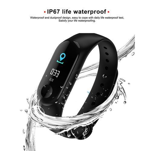 product_image_name-Generic-Smart Bracelet Sport Bracelet 0.96 TFT Touch Screen BT 4.0 Fitness Tracker Heart Rate/Blood Pressure Monitoring Pedometer IP67 Waterproof Smart Wristband For IOS Android Smartphones-4