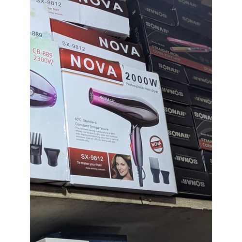 Nova Professional Hair Dryer (Model: SX-9812)