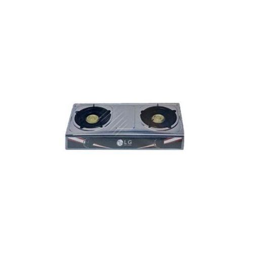 Generic LG stainless Table Top Double Burner Gas Cooker WITH Auto Ignition
