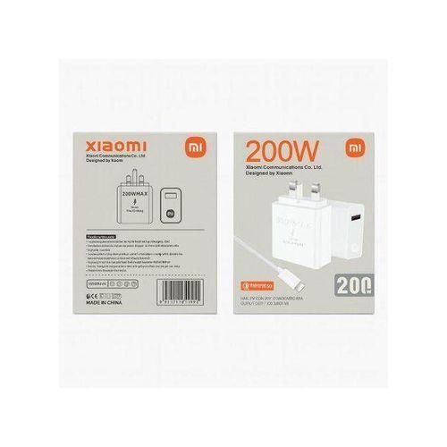 Generic XIAOMI 200W GaN HyperCharge Wall Charger with 6A Type-C Turbo Cable - image 2