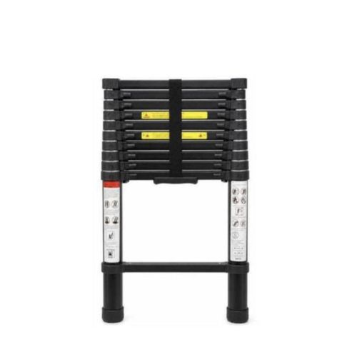 Generic Aluminum Telescopic Ladder –3.2m 10Steps (Portable & Foldable) - image 2