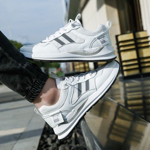 【返品?交換対象商品】 Fashion Men's Shoes Casual Mesh PU Male Sneakers Outdoor 化粧下地