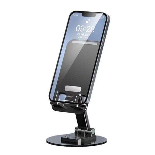 product_image_name-Generic-Disc Metal Rotating Phone Stand Portable Live Streaming-1