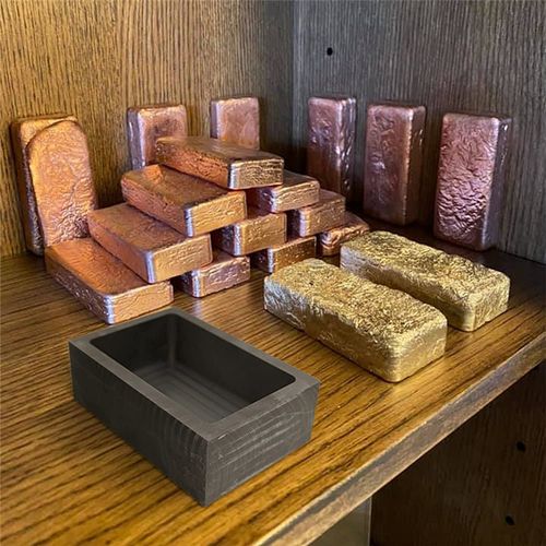 ingot molds for casting 2x Melting Graphite Ingot Ingot Mould Mold Ingot  Molds