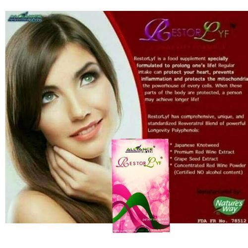 Alliance In Motion Global RestorLyf Longevity Formula By 20 Vcaps(2 Packs) - image 6