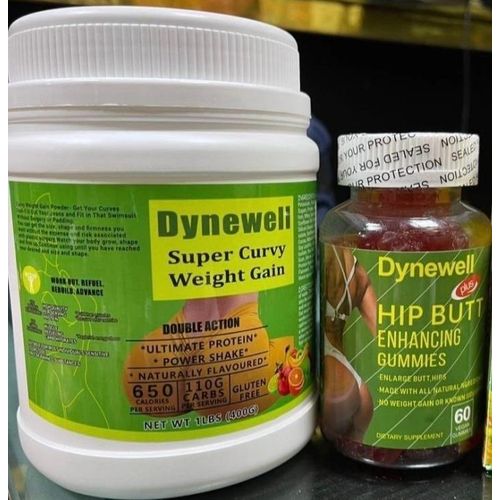product_image_name-Dynewell-Super curvy Weightt gainn powder + Gummies 2packs -1