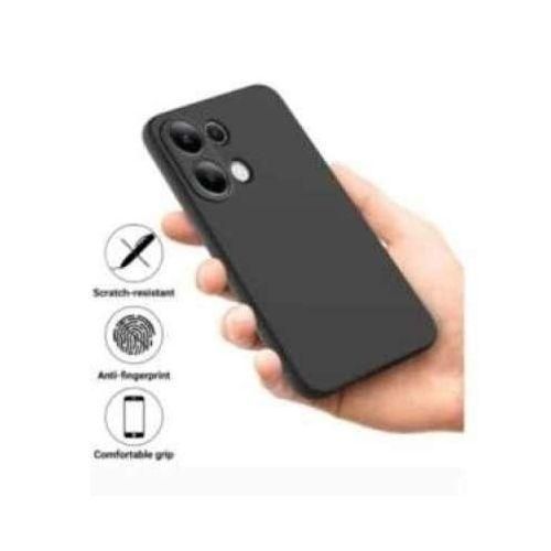 product_image_name-Generic-Silicone Back Case For Redmi Note 13 Pro 4g - Black-1