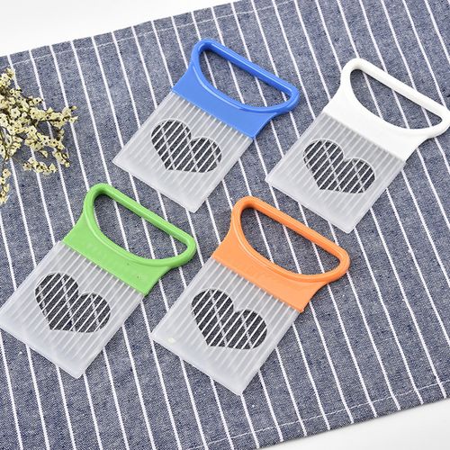 4 color new kitchen gadget onion slicer tomato vegetable safety fork vegetable  slicing cutting tool