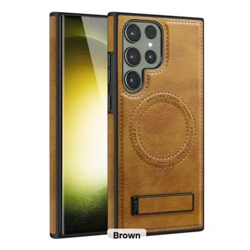Generic Samsung Magnetic Leather Case For Galaxy S26 Ultra - image 2