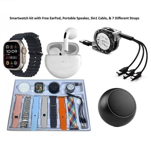 Generic D99 Plus (7+4) Seven Plus One Gift Box – Premium Smart Tech Bundle - image 4
