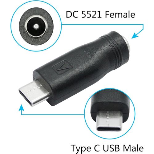 product_image_name-Generic-1pcs- DC 5.5mm x 2.1mm to USB C Adapter-1