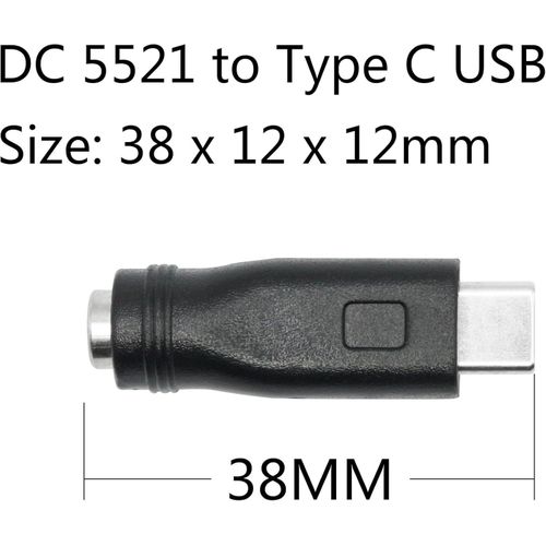 product_image_name-Generic-1pcs- DC 5.5mm x 2.1mm to USB C Adapter-4