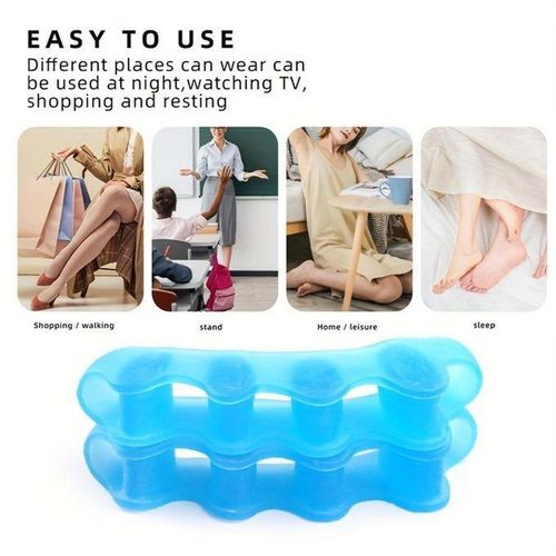 product_image_name-Generic-2pcs SoftTouch Silicone Separators, Reusable Spacers for Foot Alignment and Protection, Alcohol-Free-2