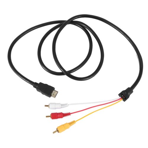 1,5 M HDMI-Cable convertidor compatible con 3 RCA AV a HDMI-Cable