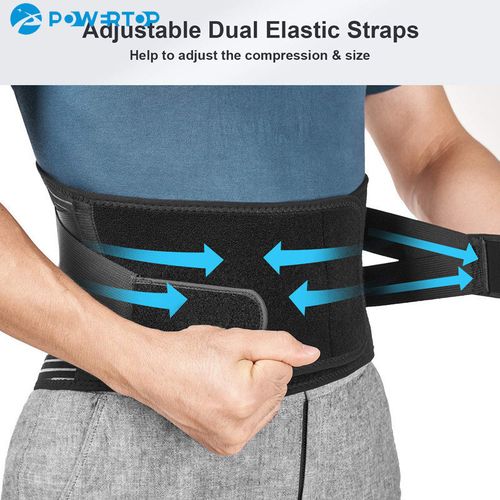 Generic (Black)JUUMMP Back Support Belt Lumbar Orthopedic Corset Men Back  Brace Belt Protection Spine JIN @ Best Price Online