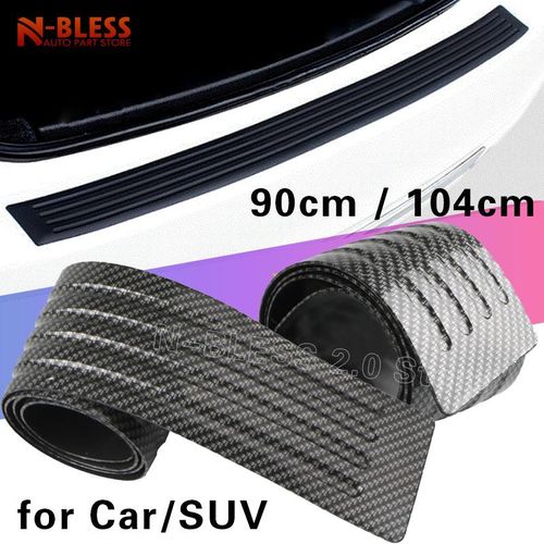 104cm*9cm Car SUV Trunk Door Sill Plate Protector Guard Strips Rear Bumper  Tape